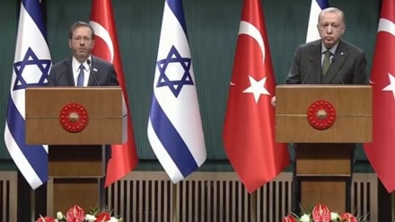ترک صدر  اور غاصب صیہونی وزیر اعظم کی نیویارک میں ملاقات