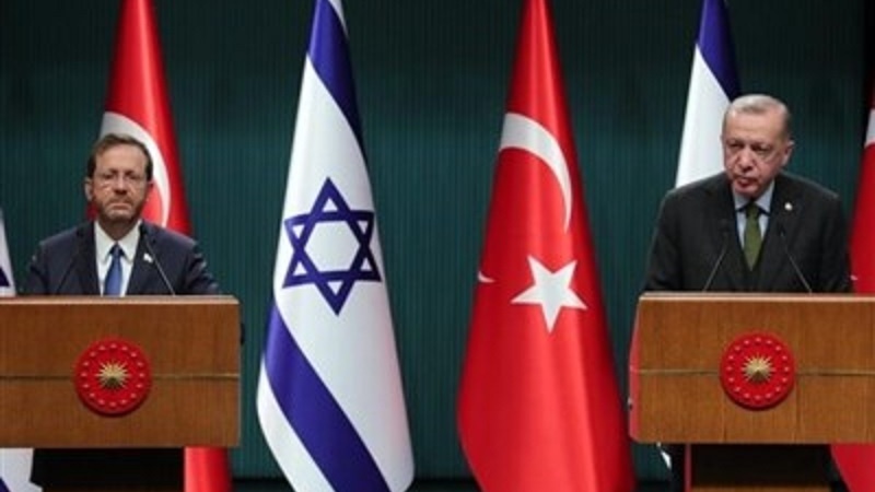 دامه‌زراندنی په‌یوه‌ندی نێوان تورکیا و ڕژێمی زایۆنی خه‌نجەرێک له‌ گه‌لی فه‌له‌ستین