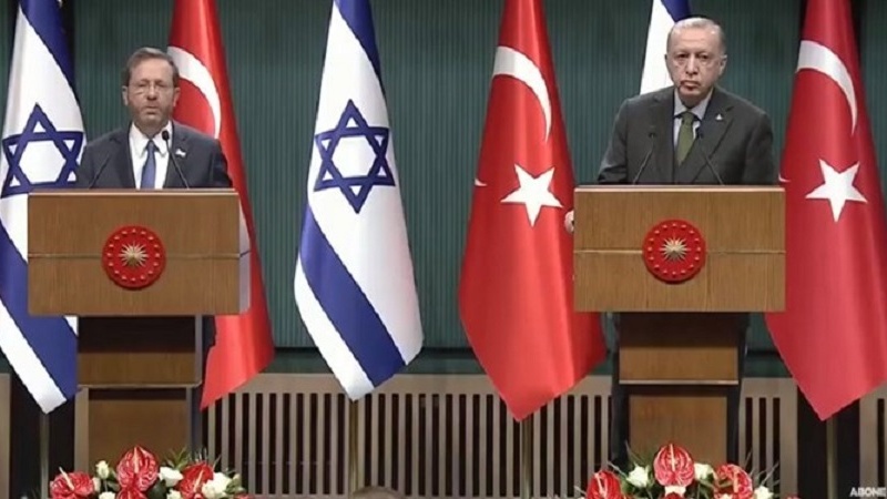 ئەردوغان: گەشتەکەی ھێرتزۆک بۆ تورکیا خاڵێکی وەرچەرخانە لە پەیوەندیی تورکیا لەگەڵ ئیسرائیل