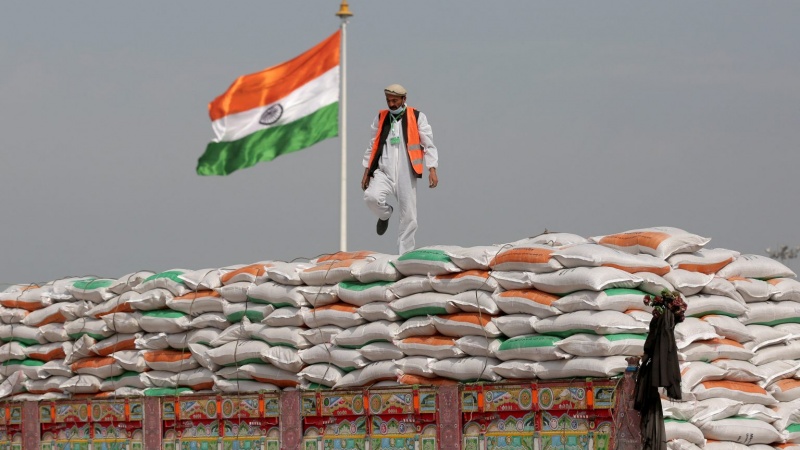هند در ماه جاری ۸ هزار تُن گندم به افغانستان ارسال می کند