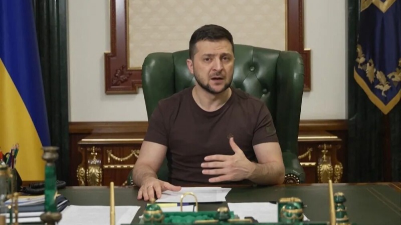 Presidenti i Ukrainës iu drejtua regjimit sionist