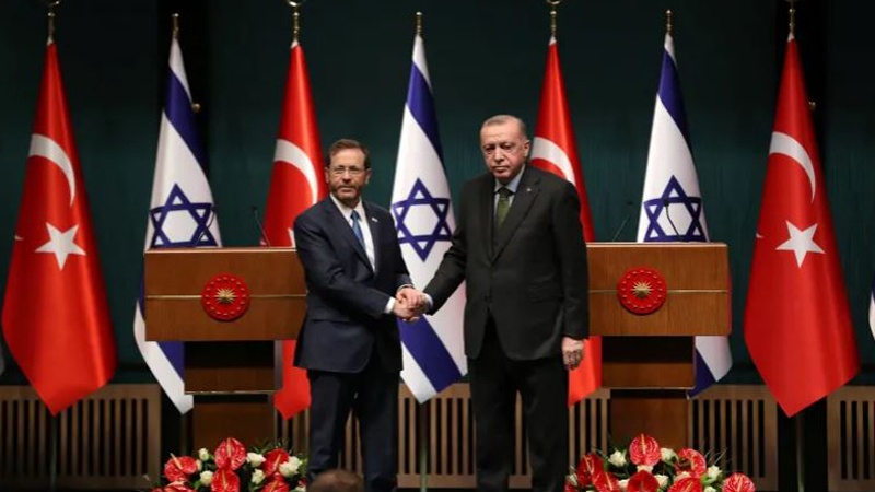 تاقمە فەلەستینییەکان: سەردانی «ھێرتزۆک» ڕاستیییەکانی پەیوەندیی نێوان ئانکاراو تەلەبیسبی ئاشکرا کرد