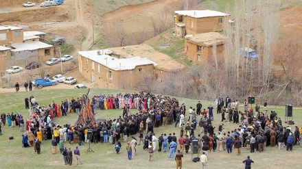 صوبہ کردستان کے گاؤں پلورہ میں نوروز کا جشن
