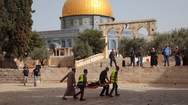 مسجد الاقصیٰ میں صیہونی دہشتگردی، فائرنگ میں 150 سے زائد فلسطینی زخمی 