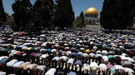مسجد الاقصی میں نماز جمعہ کا روح پرور اجتماع