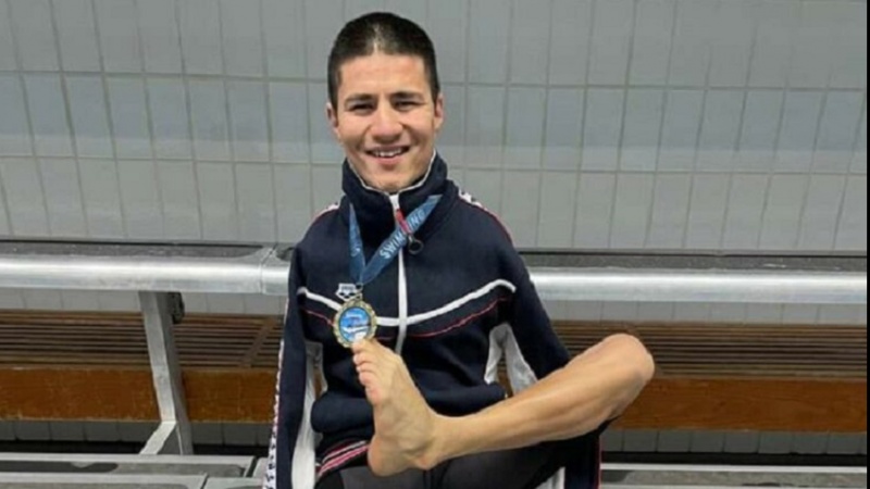 شناگر افغان مدال طلا مسابقات 50 متر پروانه آمریکا را کسب کرد