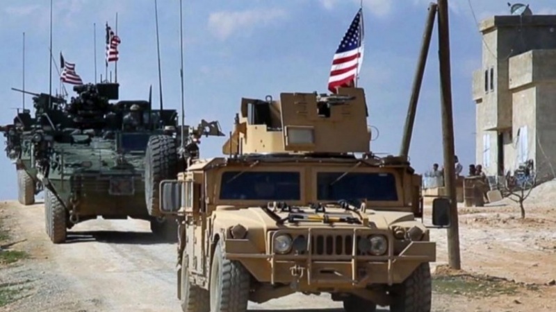 عراق میں دہشتگرد امریکی فوج کے لاجسٹک کارواں پر حملہ