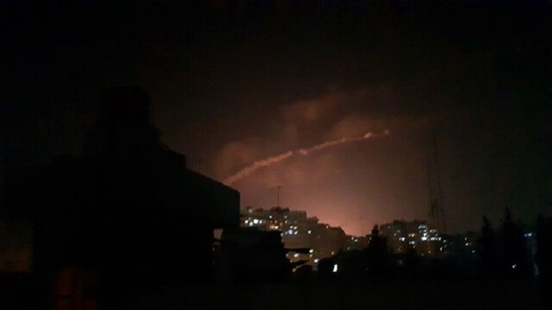 file photo, missile attack from Israel to Damascuss