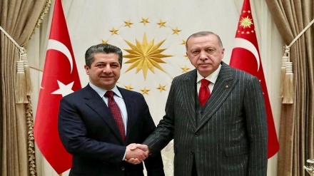 
میدیا حکوومەتیەکانی تورکیا: ئەردوغان و مەسروور بارزانی لەبارەی بەرەنگاربوونەوەی پە.کە.کە وتووێژیان کردووە
