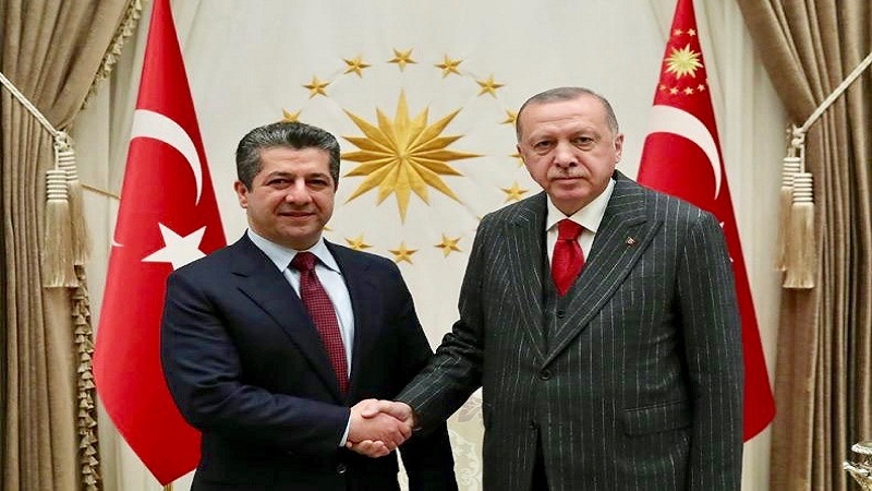 
میدیا حکوومەتیەکانی تورکیا: ئەردوغان و مەسروور بارزانی لەبارەی بەرەنگاربوونەوەی پە.کە.کە وتووێژیان کردووە
