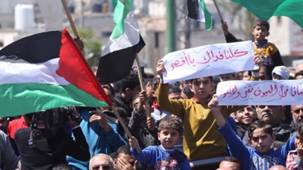 غزہ کے عوام کا احتجاج 