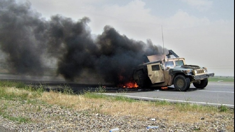 Karwanê hêzên Amerîkî li Iraqê kete ber êrişê