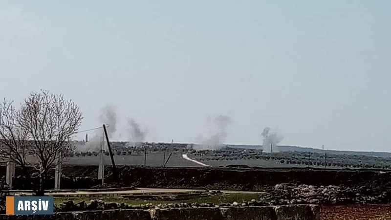 Artêşa Tirkiyê gundên Şêrawa û Şehbayê li bakurê rojavayê Sûriyê topbaran kirin