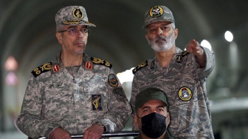 ایران، مسلح افواج کے سربراہ نے ڈرون کے خفیہ مرکز کا معائنہ کیا