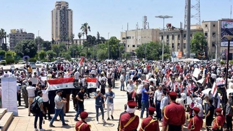 Suriya xalqı Türkiyənin işğalçılığına etiraz edib