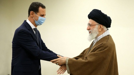 شام کے صدر بشار اسد کی قائد انقلاب اسلامی سے ملاقات۔ تصاویر+ویڈیو