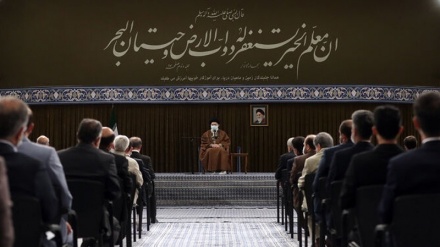 Hevdîtina mieliman di gel Rêberê mezin ê Înqilaba Îslamî