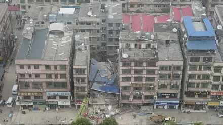 چین میں 8 منزلہ عمارت گری، 26 مرے