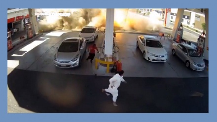 سعودی عرب میں شدید دھماکہ۔ ویڈیو