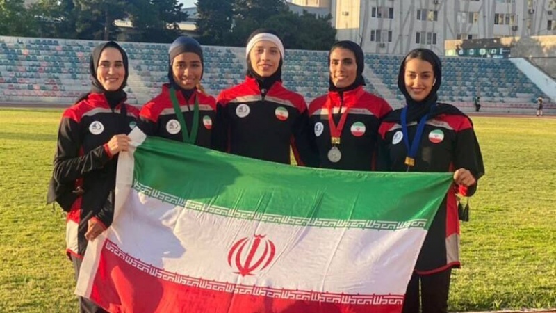عالمی مقابلوں میں ایرانی ویمن ایتھلیٹ چھا گئی