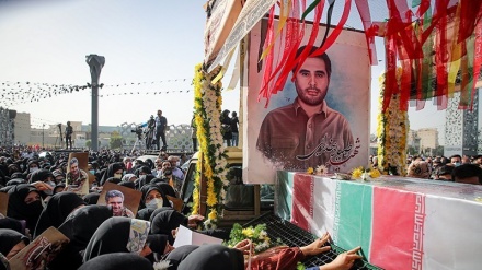 شہید صیاد خدائی کی تشییع جنازہ کے یادگار لمحات۔ تصاویر+ویڈیو