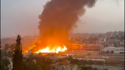 اسرائیل کی سب سے بڑی فرنیچر فیکٹری جل کر راکھ 