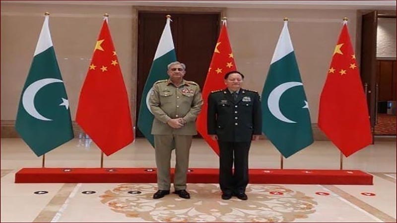 پاکستان کے اعلی سطحی فوجی وفد کا دورہ چین