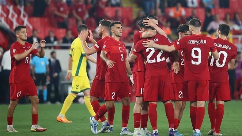 Tîma futbolê ya Tirkiyê li hemberî Lîtvanyayê bi ser ket
