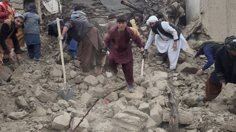 مقام های طالبان: اجساد بسیاری زیر آوار مانده اند
