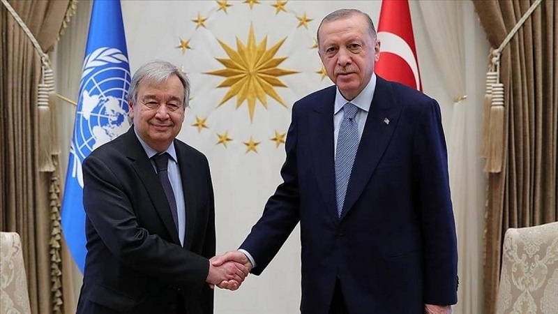 Erdogan û Guterres bi telefonê axivîn