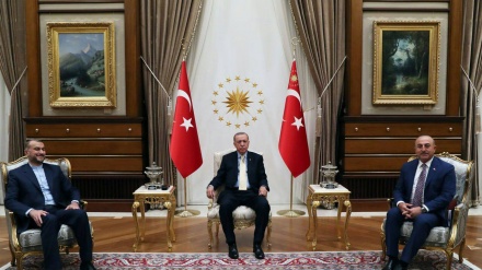 دیداری ئەمیر عەبدوڵاهیان لەگەڵ ئەردوغان