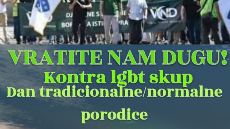 U Sarajevu kontra LGBT skup: Tu smo da kažemo NE