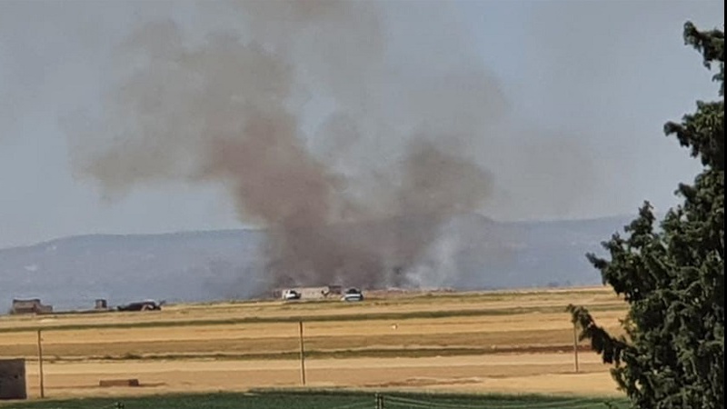 Artêşa dagirker a Tirkiyê û çeteyên wê gundên Efrîn û Şehbayê topbaran kirin