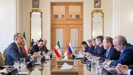 ایران اور روس کے وزراء خارجہ کی ملاقات