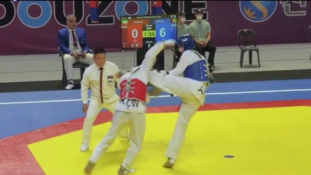 تکواندوکار افغانستانی از سد حریف کویتی گذشت