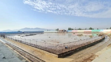 سیلاب ورزشگاه ۸۵۰ هزار دلاری غزنی را تخریب کرد