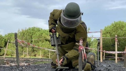 Sionist şirkət Türkiyə-Ermənistan sərhədini minalardan təmizləyir