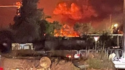 Ogroman požar u izraelskom vojnom objektu sjeveroistočno od Al-Qudsa