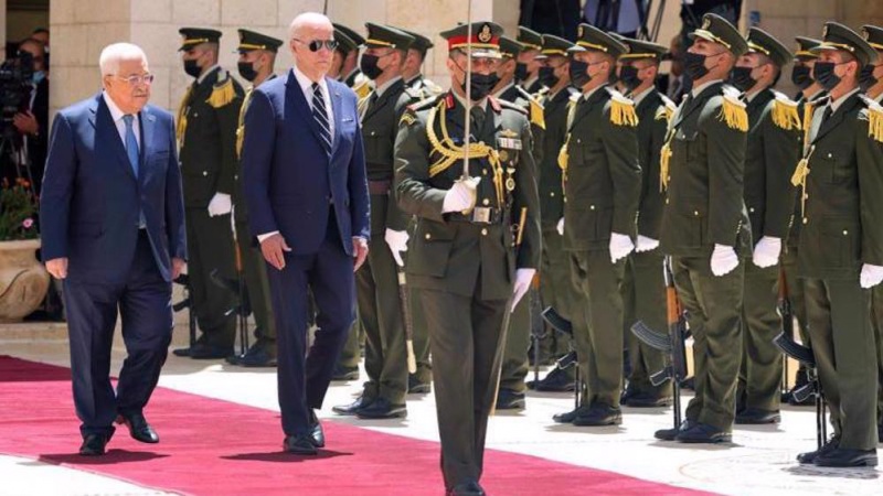 Biden se sastao s Abbasom, Palestinci protestovali protiv posjete