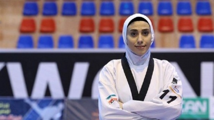 گرینڈ پری روم، ایرانی خاتون تائیکوانڈو کھلاڑی کو سلور میڈل  