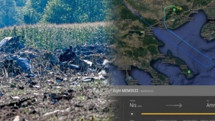 Rrëzimin i avionit me municione në Greqi