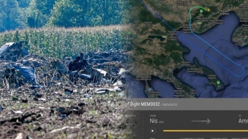 Rrëzimin i avionit me municione në Greqi