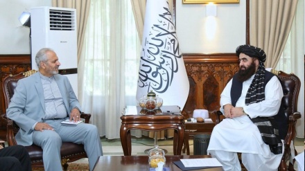دیدار معاون وزارت امور خارجه ایران با وزیر خارجه طالبان