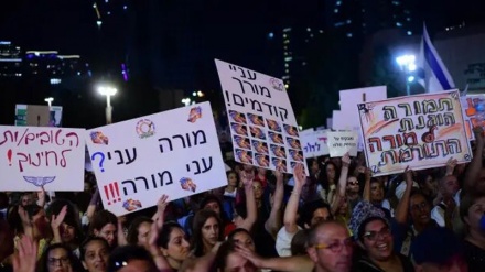 Sionist rejim kabinetində parçalanma; Sionistlərin işğal olunmuş ərazilərdə etirazları davam edir