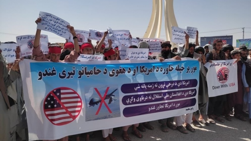  تظاهرات ضد آمریکایی در افغانستان + تصاویر