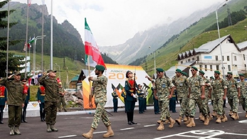 چوار تیپی سەربازیی ئێران بۆ بەشداری لە کێبەرکێی نێونەتەوەیی سەربازیی ڕووسیا گەییشتنە مۆسکۆ