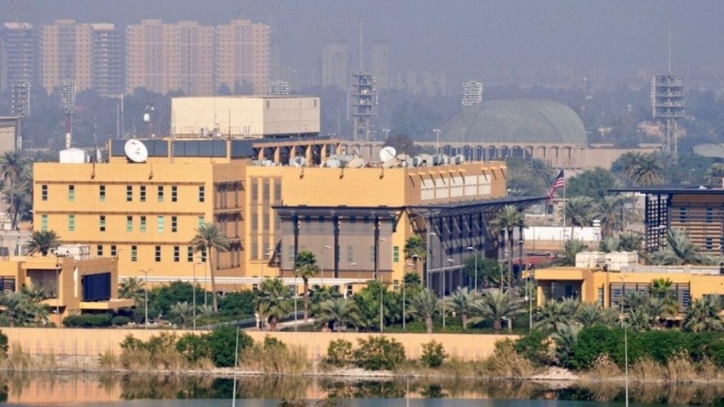 بغداد کے گرین زون میں واقع امریکی سفارت خانے کے قریبی علاقوں پر میزائلوں سے حملہ