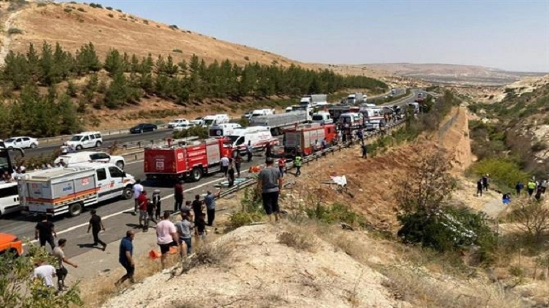 لە ڕووداوێکی هاتوچۆ لە پارێزگەیەکی کوردنشینی تورکیا (١٥) کەس گیانیان لەدەستدا