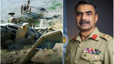 پاکستانی فوج کے لاپتہ ہیلی کاپٹر کا ملبہ مل گیا، کور کمانڈر سمیت تمام افسران جاں بحق