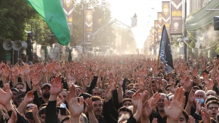 Grupa učesnika u ceremoniji oplakivanja šehadeta imama Husejna (a.s) u Zandžanu